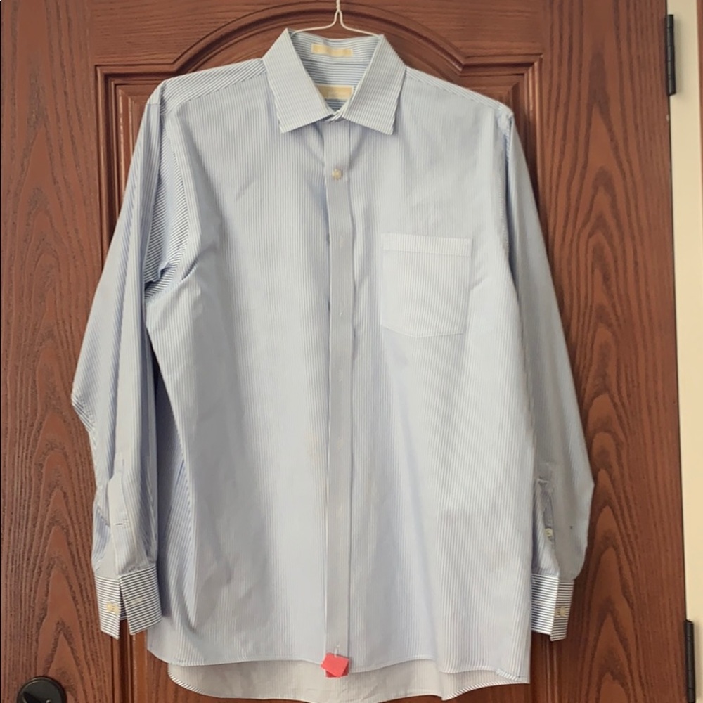 Michael Kors Dress Shirt 16 34/35 Regular Fit